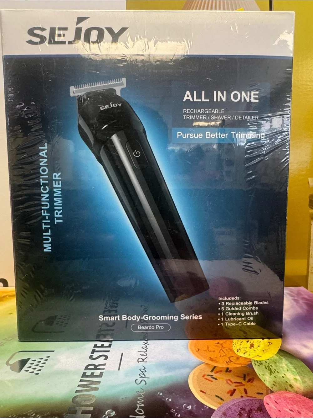 All-In-One Rechargeable Men's Trimmer - Black
